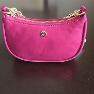 Lululemon Fuschia Nano Shoulder Bag